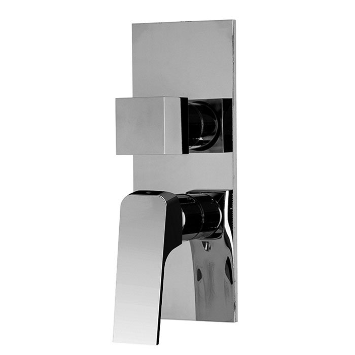 Built-in mixer with 2/3 outlets diverter