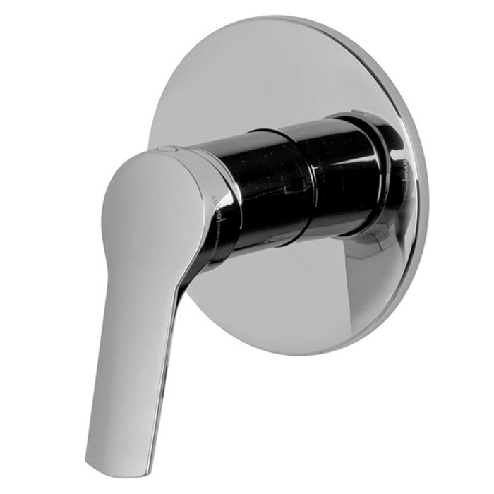 Single lever bath and shower mixer for concealed installation