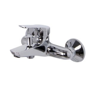 Exposed bath mixer without shower set