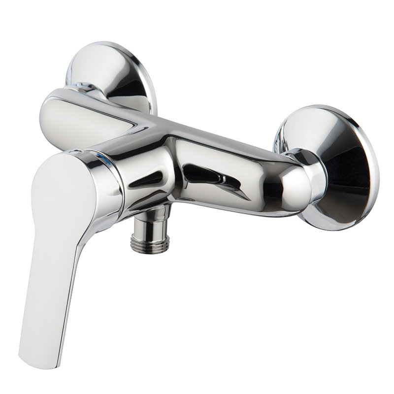 Exposed shower mixer without shower set