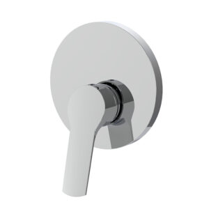 Single lever bath and shower mixer for concealed installation