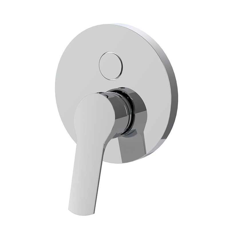 Single lever bath and shower mixer for
concealed installation with 2 outlets diverter