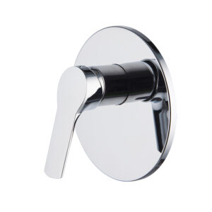 Single lever bath and shower mixer for concealed installation