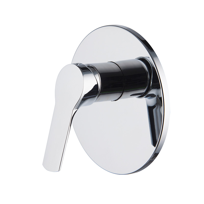 Single lever bath and shower mixer for concealed installation