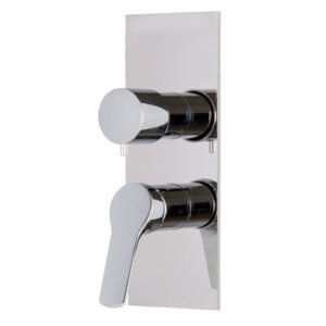 Built-in mixer with 2/3 outlets diverter