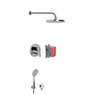 2 outlets shower set