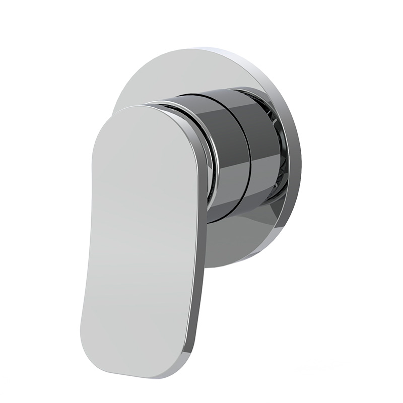 Single lever bath and shower mixer for concealed installation