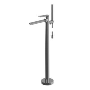Floor mounted bath mixer