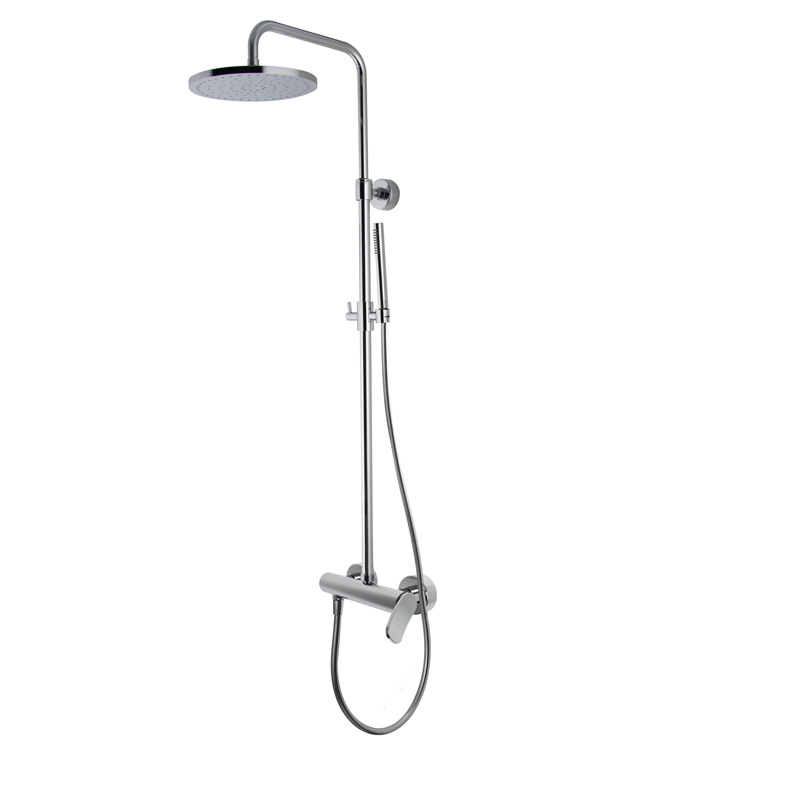 Shower column with showerhead and shower set