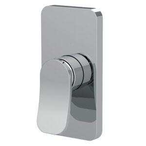 Single lever bath and shower mixer for concealed installation