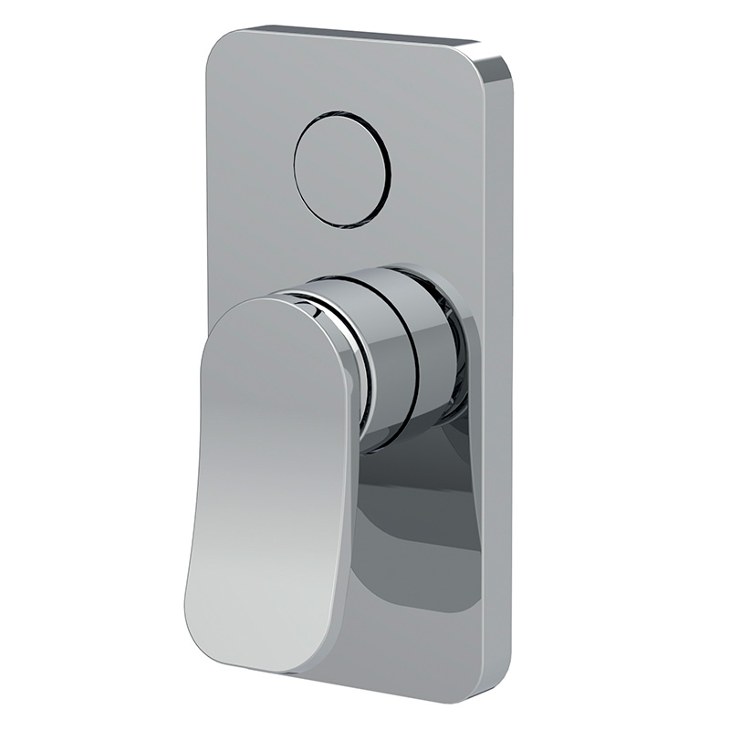 Single lever bath and shower mixer for_x000D_
concealed installation with 2 outlets diverter