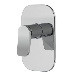 Single lever bath and shower mixer for concealed installation