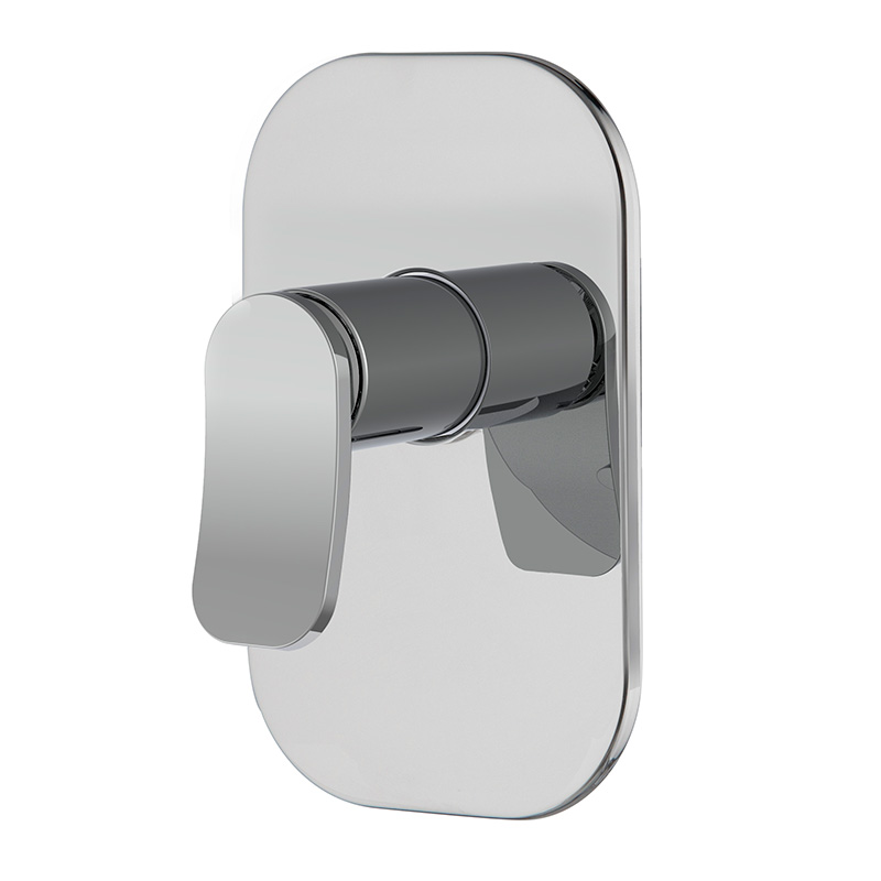 Single lever bath and shower mixer for concealed installation