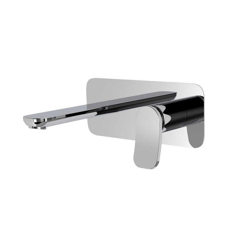 Wall mounted wash basin mixer