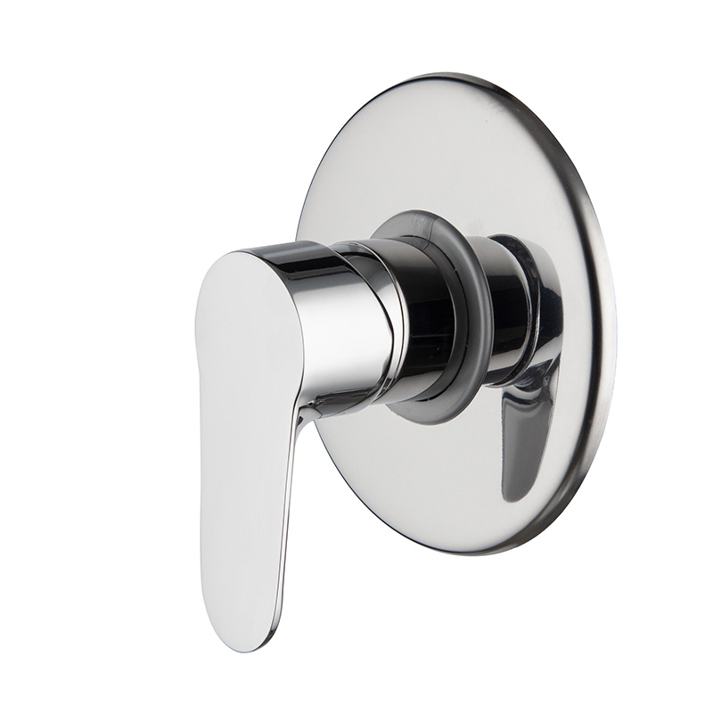 Single lever bath and shower mixer for concealed installation