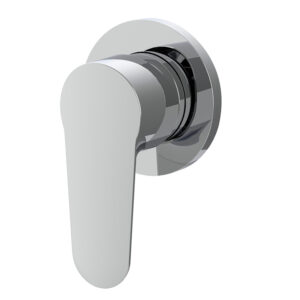 Single lever bath and shower mixer for concealed installation
