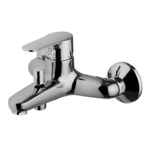 Exposed bath mixer without shower set