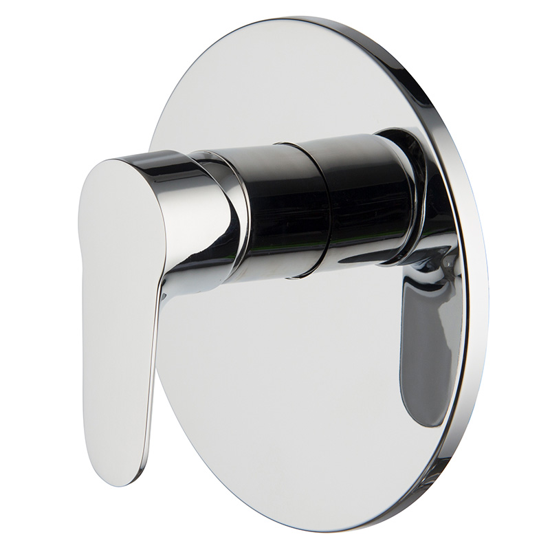 Single lever bath and shower mixer for concealed installation