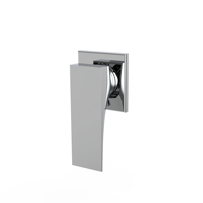 Single lever bath and shower mixer for concealed installation