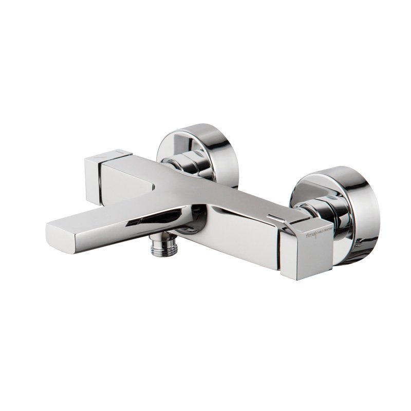 Exposed bath mixer without shower set