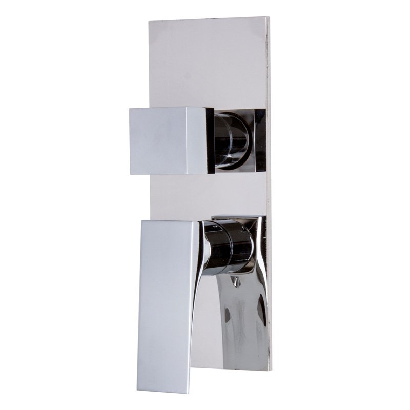 Built-in mixer with 2/3 outlets diverter