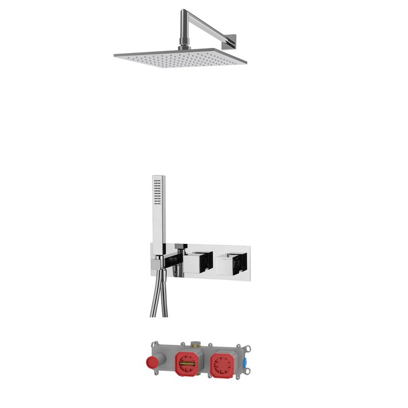 2 outlets thermostatic shower set