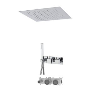 2 outlets shower set