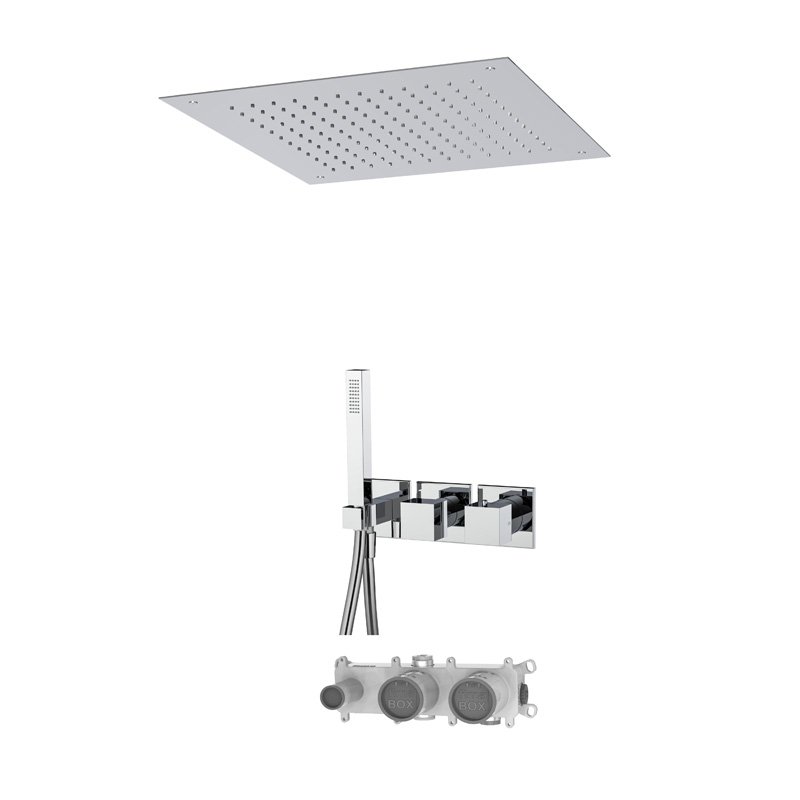 2 outlets shower set