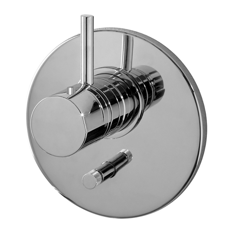 Thermostatic single lever bath/shower mixer for concealed installation