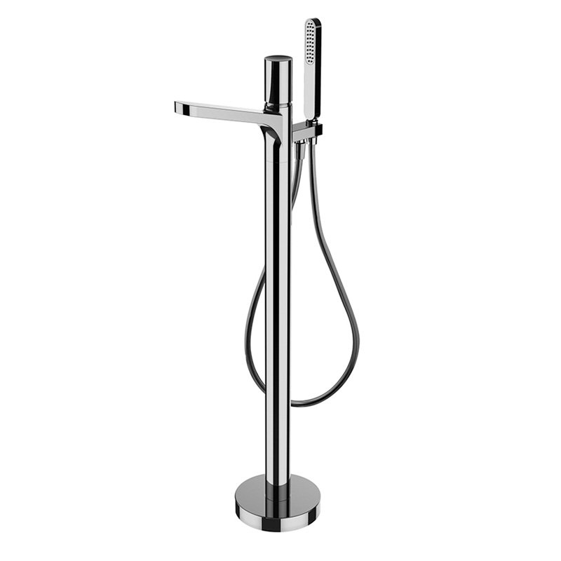 Floor mounted bath mixer