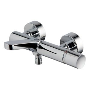 Exposed bath mixer without shower set