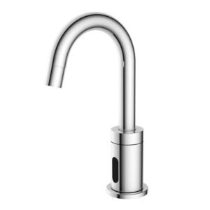 Electronic cold water basin mixer