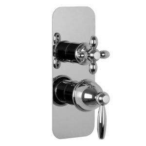 Built-in mixer with 2/3 outlets diverter