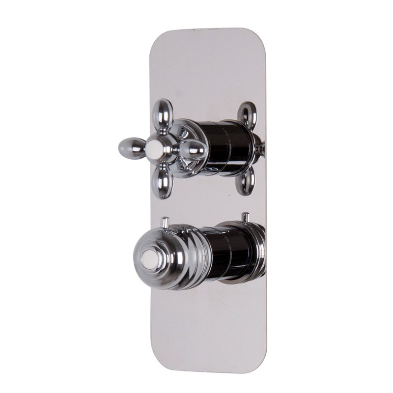 Thermostatic mixer for concealed installation with 2/3 outlets diverter  line Olivia