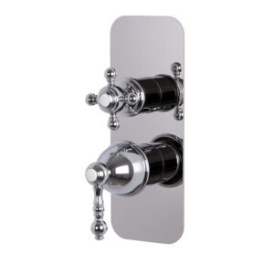 Built-in mixer with 2/3 outlets diverter