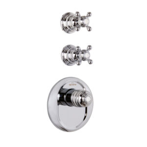 Thermostatic built-in shower mixer