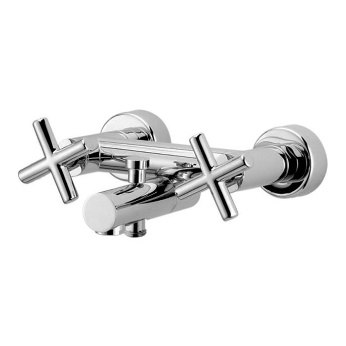 Exposed bath mixer without shower set
