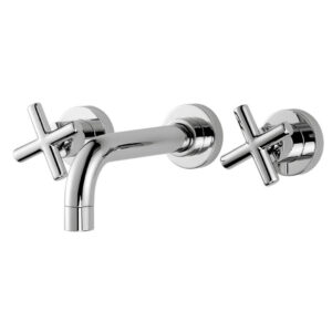 FIMA Carlo Frattini Wall mounted three-holes basin mixer - F5321-5-WALL-MOUNTED-THREE-HOLES-BASIN-MIXER