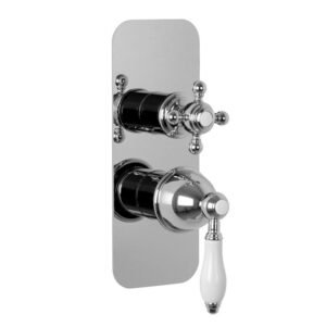 Built-in mixer with 2/3 outlets diverter