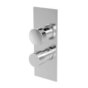 Thermostatic mixer for concealed installation with 2/3 outlets diverter Texture Collection  - Spillo Tech