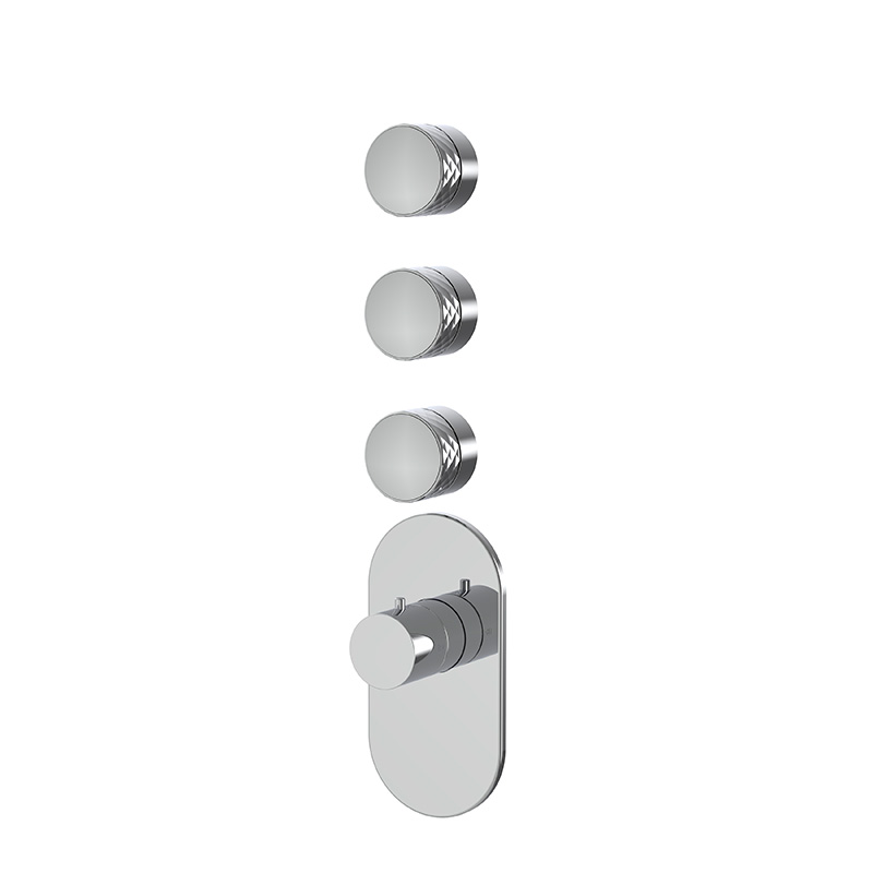 Thermostatic built-in shower mixer Texture Collection  – Spillo Tech
