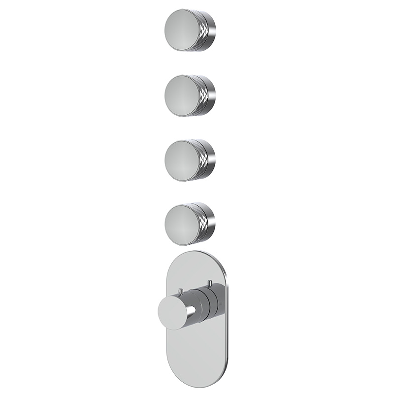 Thermostatic built-in shower mixer Texture Collection  – Spillo Tech
