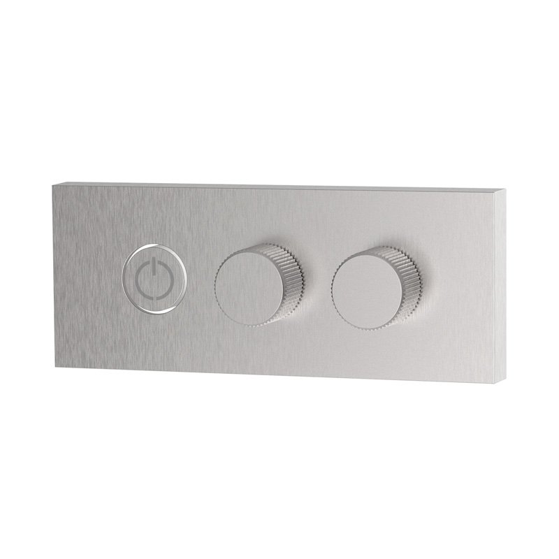 Outdoor stainless steel wall mounted wash basin mixer with on/off button