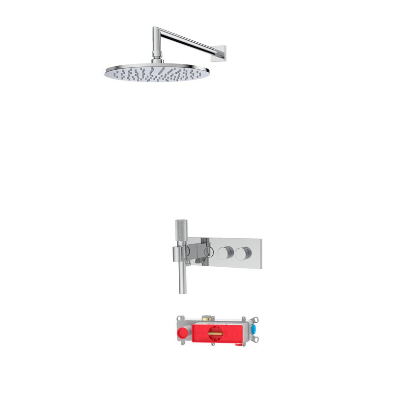 2 outlets shower set