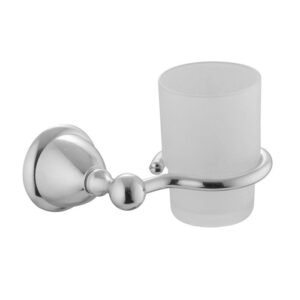 Glass holder with glass