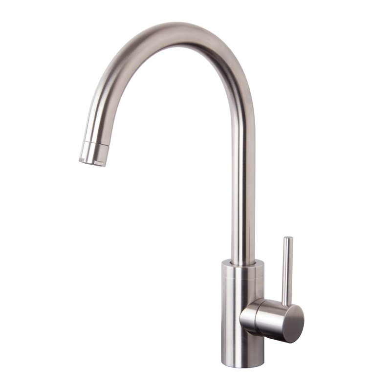 Stainless steel kitchen mixer