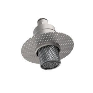 Micro shower head for flush-to-wall installation, Texture G