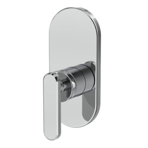 Single lever bath and shower mixer for concealed installation