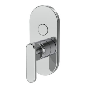 Single lever bath and shower mixer for

concealed installation with 2 outlets diverter