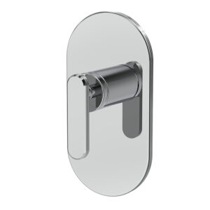 Single lever bath and shower mixer for concealed installation